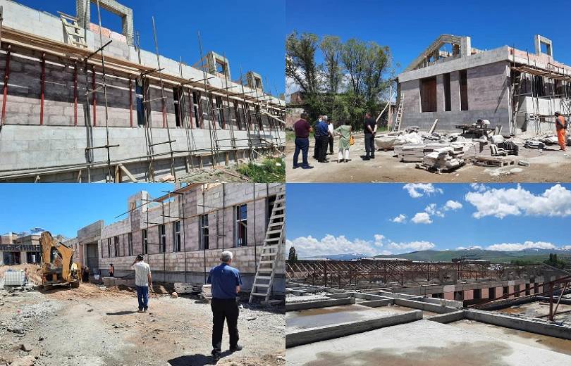 La construction de l&rsquo;hôpital régional de Vayots Dzor et le Centre médical de Martouni est en cours