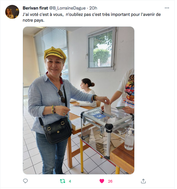 Berivan Firat : Il faut aller voter