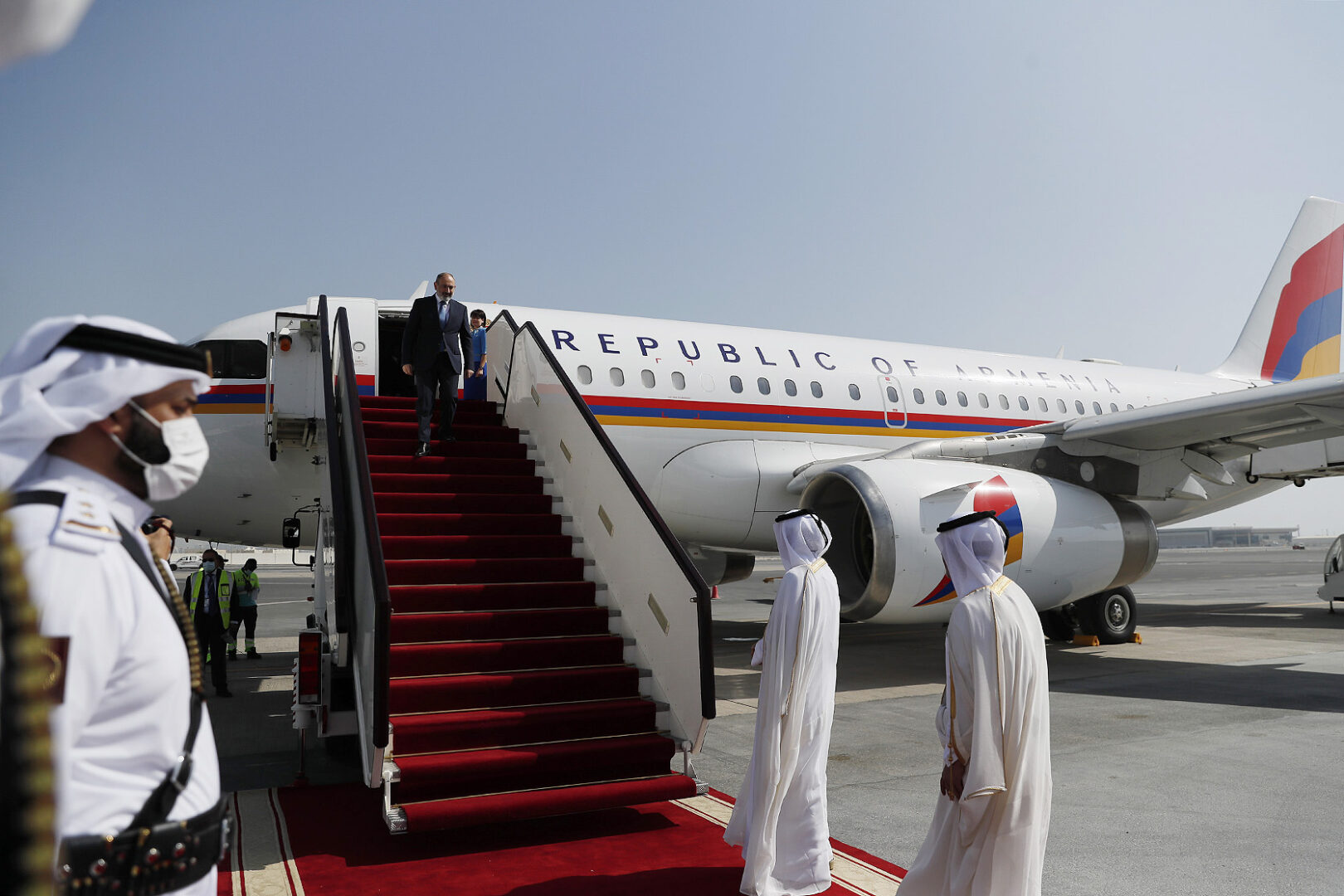 Le Premier ministre arménien Nikol Pachinian est arrivé au Qatar pour une visite officielle de deux jours