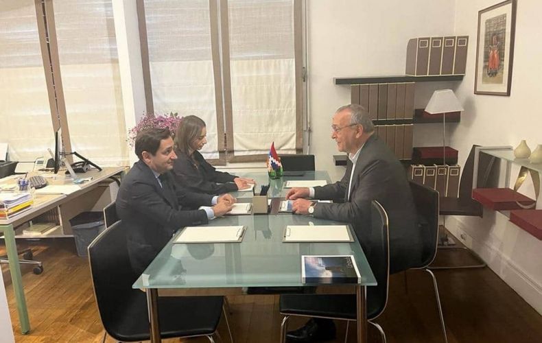Le président de l&rsquo;AN de l&rsquo;Artsakh en visite en France