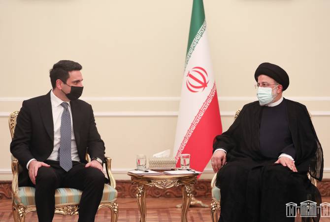 Pour nos amis, nous sommes amis des jours difficiles affirme le président de l&rsquo;Iran au président de l’Assemblée nationale d’Arménie