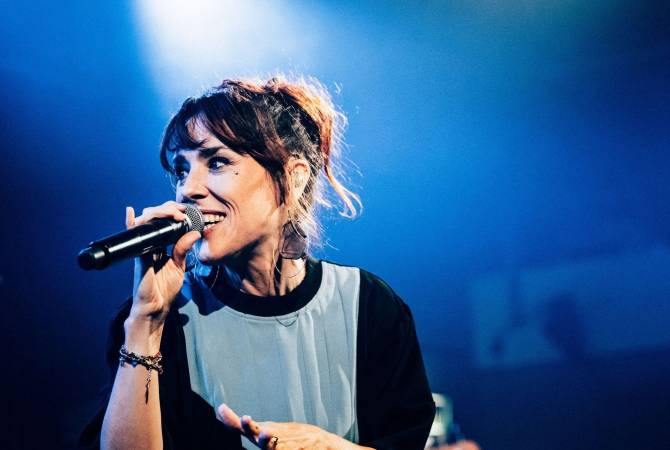 La chanteuse Zaz en concert le 25 juin au stade Hrazdan d’Erévan (Arménie), des dizaines de milliers de spectateurs sont attendus