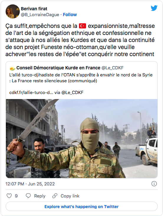 Berivan Firat : empêchons les plans funestes de la Turquie