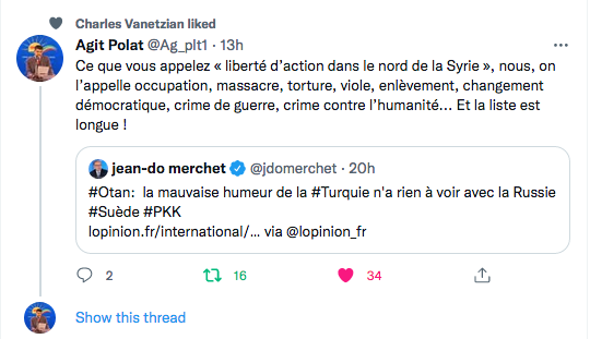 Agit Polat : ce que signifie l&rsquo;occupation du « nord de la Syrie »