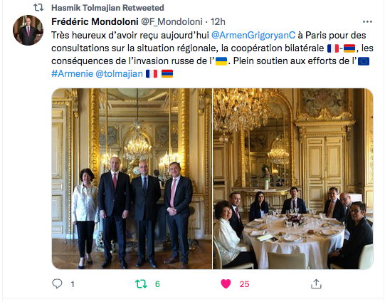 Frédéric Mondoloni : heureux d&rsquo;avoir reçu Armen Grigoryan
