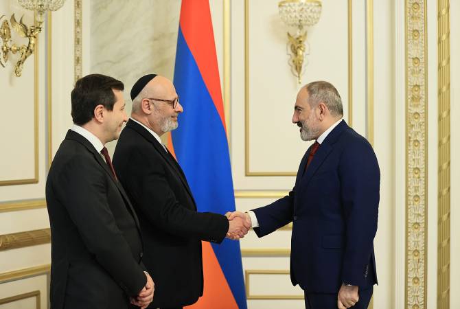 Le Premier ministre arménien Nikol Pachinian a reçu Joel Lion le nouvel Ambassadeur d&rsquo;Israël en Arménie