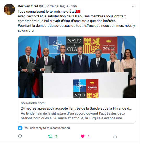 Berivan Firat : naïves que nous sommes