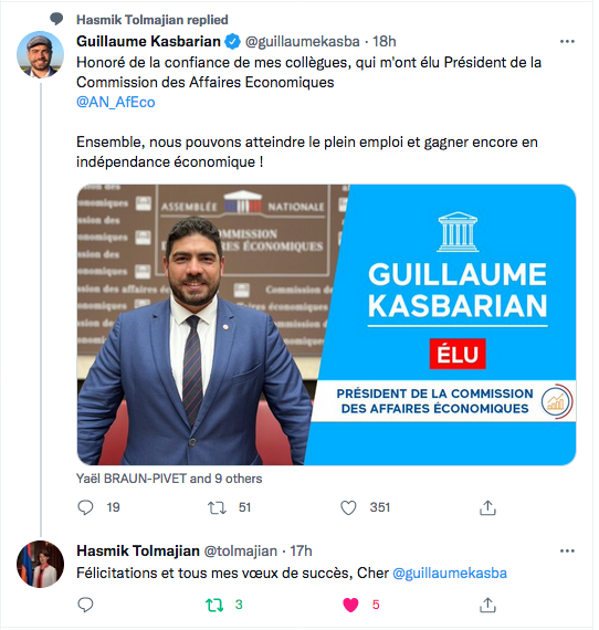 Guillaume Kasbarian : président de la commission des Affaires économiques