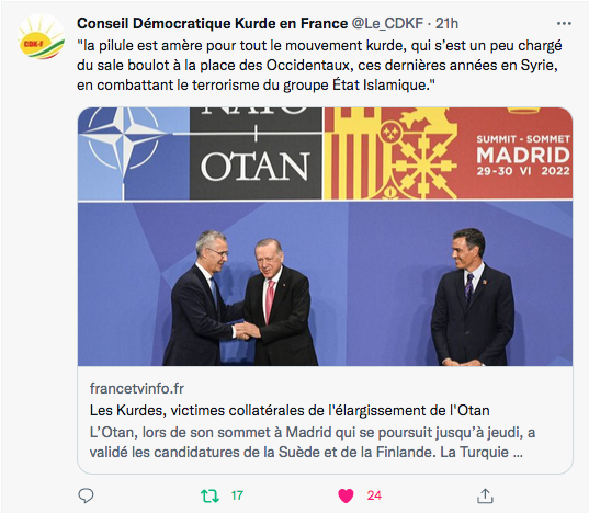CDK-F : la pilule est amère pour tout le mouvement kurde