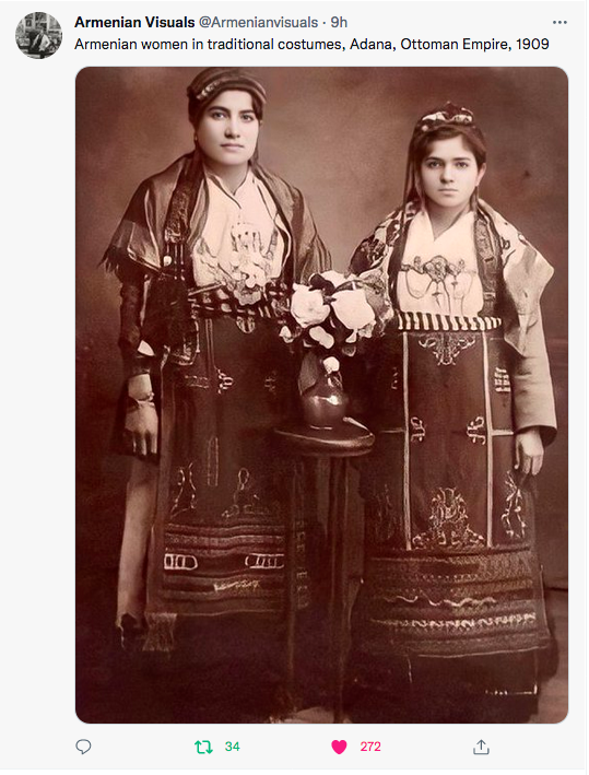 Armenian visual : Femmes arméniennes à Adana 1909