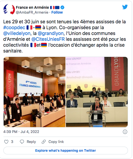 Ambassade de France : Les IVe assises de la coopération décentralisée