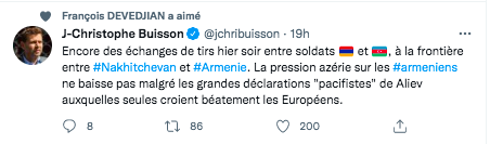 JC BUISSON : Tirs, la pression azérie ne baisse pas
