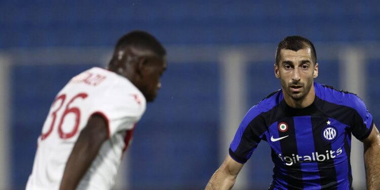 Inter Milan-Monaco (2-2) en match amical, Henrikh Mhitaryan a joué toute la rencontre sous les couleurs de l’Inter