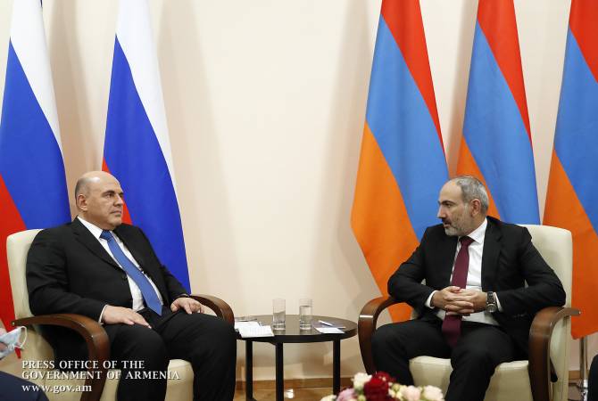 Nikol Pachinian et Mikhail Mishustin ont discuté des questions liées à la coopération entre l&rsquo;Arménie et la Russie