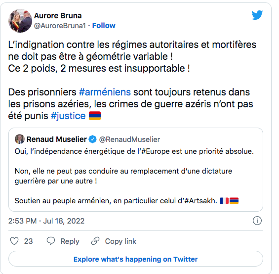Aurore Bruna : Gaz : pas d&rsquo;indignation à géométrie variable