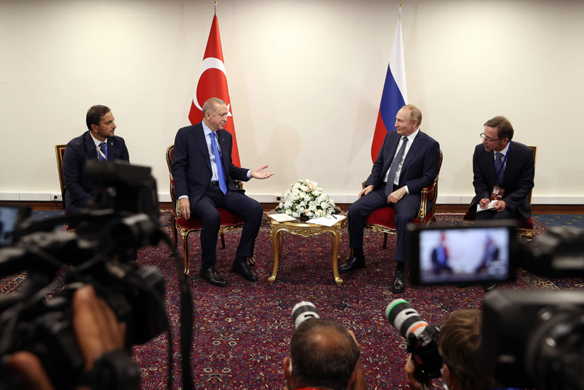 Poutine signale des avancées et remercie Erdogan
