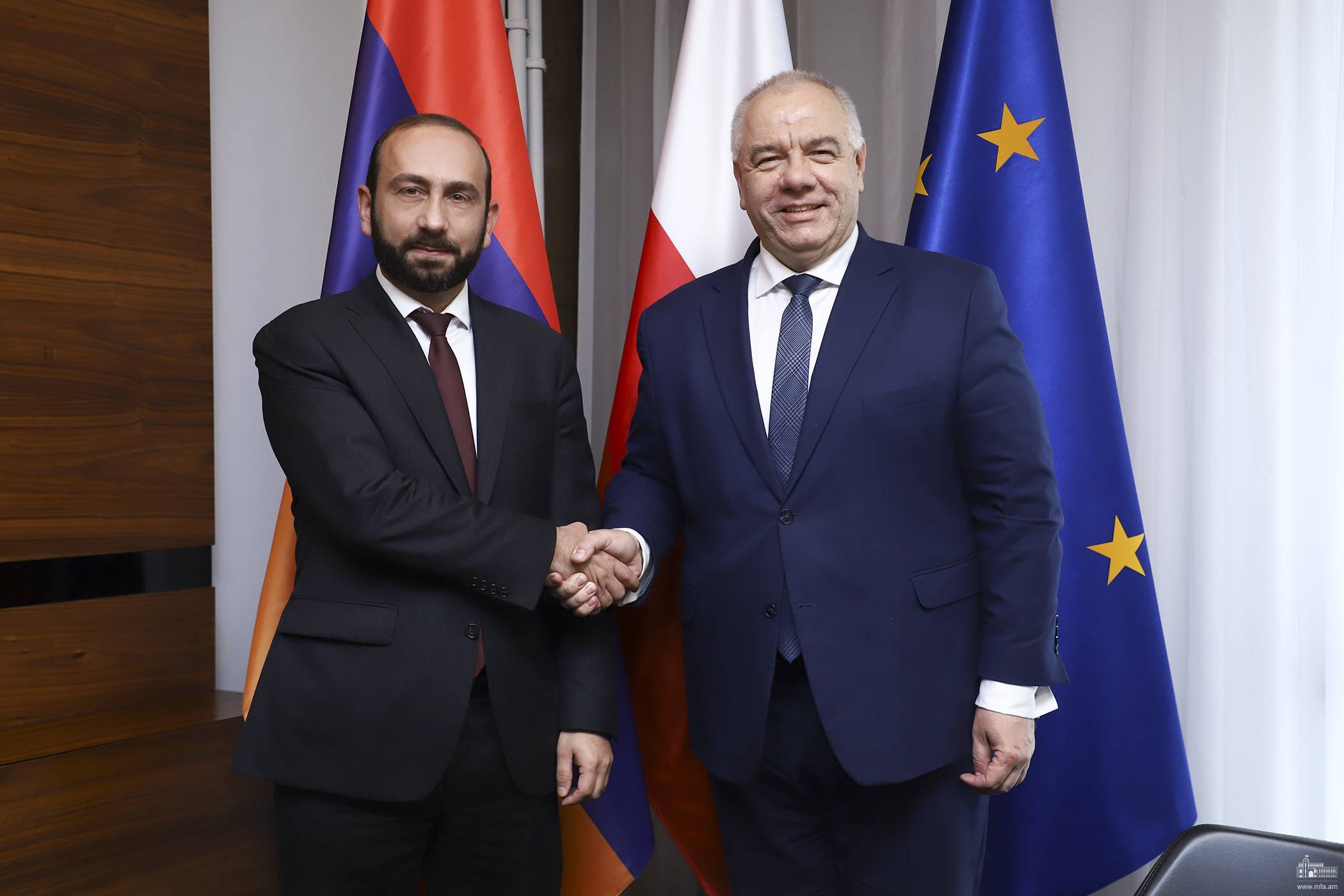 Rencontre d&rsquo;Ararat Mirzoyan avec le vice-premier ministre polonais Jacek Sasin