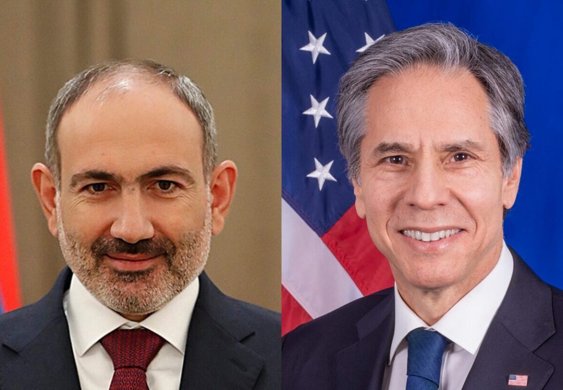 Lors d&rsquo;une conversation téléphonique avec Anthony Blinken, Nikol Pachinian a discuté des processus en cours dans les relations Arménie-Turquie