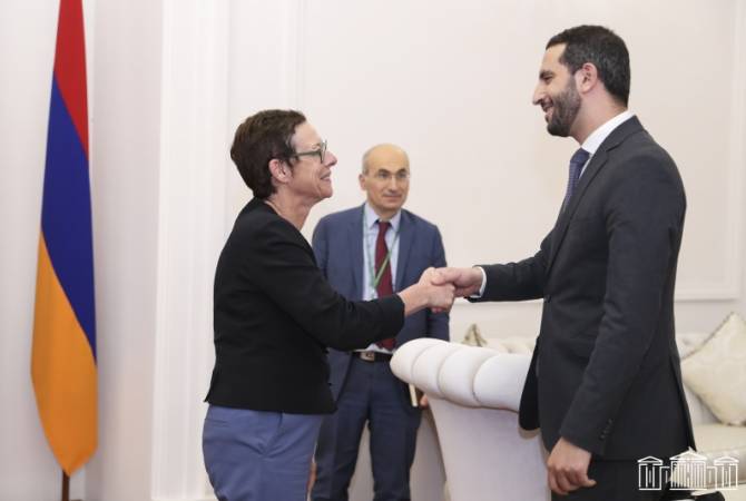 Le Vice-président de l&rsquo;Assemblée nationale d’Arménie et l&rsquo;Ambassadrice de France à Erévan discutent de la sécurité régionale