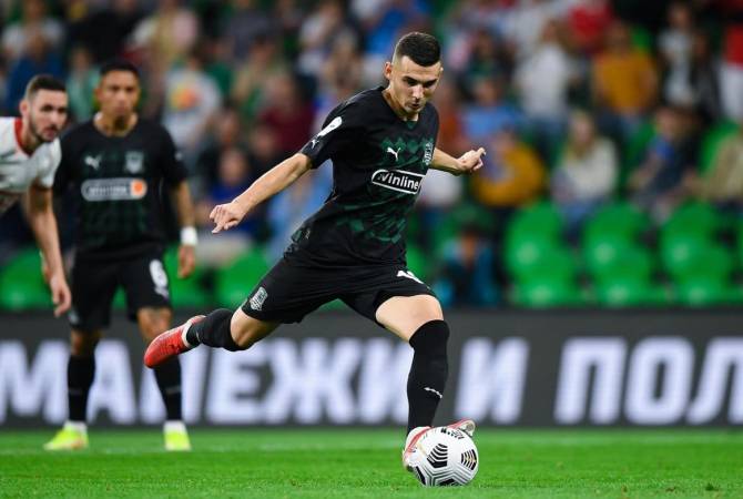 Le doublé de l’international arménien Eduard Spertsyan à Krasnodar en championnat de Russie