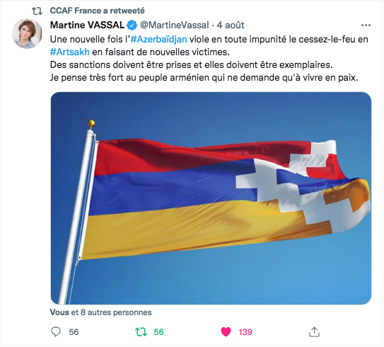 Martine Vassal : Des sanctions contre l&rsquo;Azerbaïdjan !