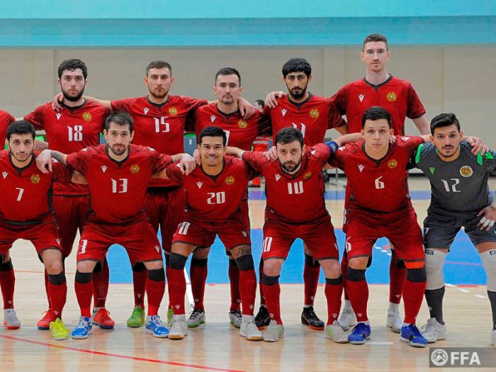L’agenda de l’Arménie pour les qualifications de la Coupe du monde 2024 de futsal