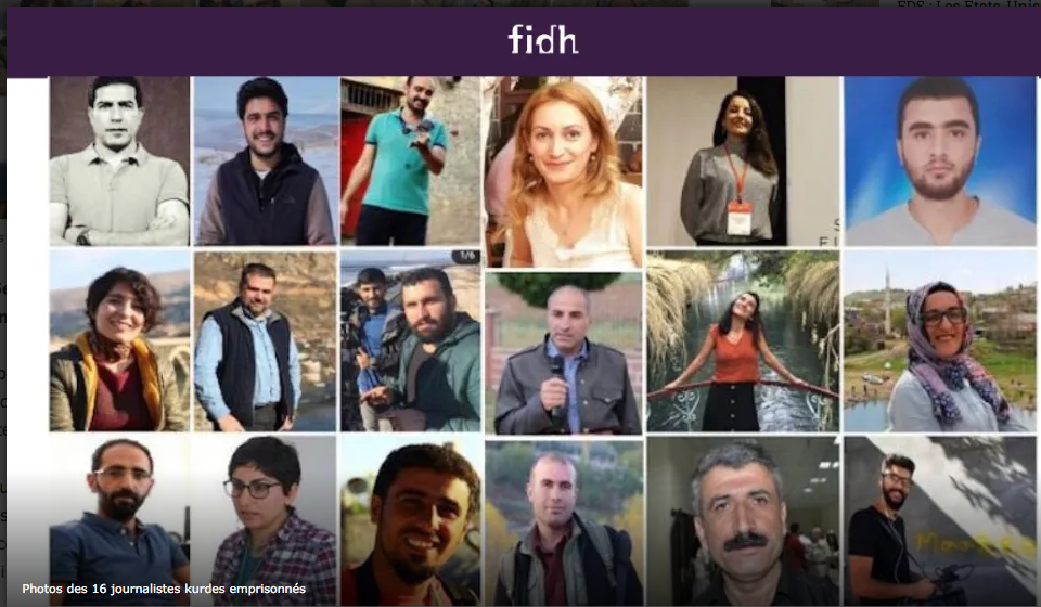 16 journalistes arrêtés à Dyarbakir restent en prison