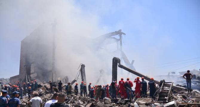 19 personnes portées disparues à la suite de l&rsquo;explosion du centre commercial « Sourmalou » d’Erévan