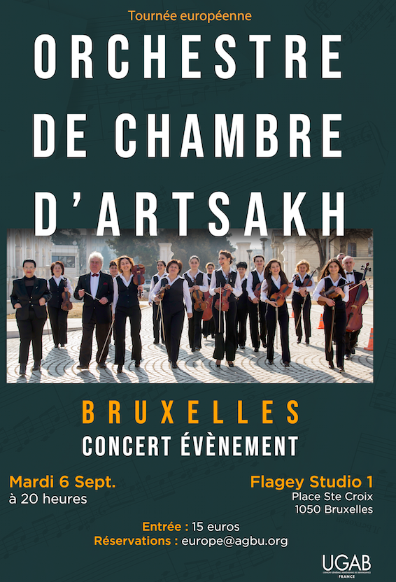 Le 6 septembre en concert à Bruxelles