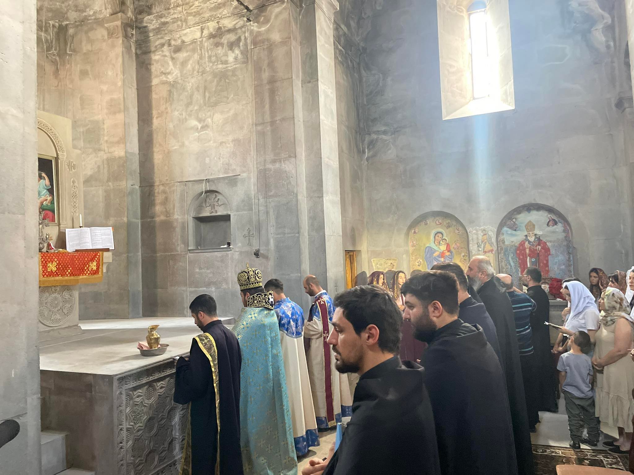 Dernière liturgie en l’église de la Sainte Ascension du Christ de Pertsor