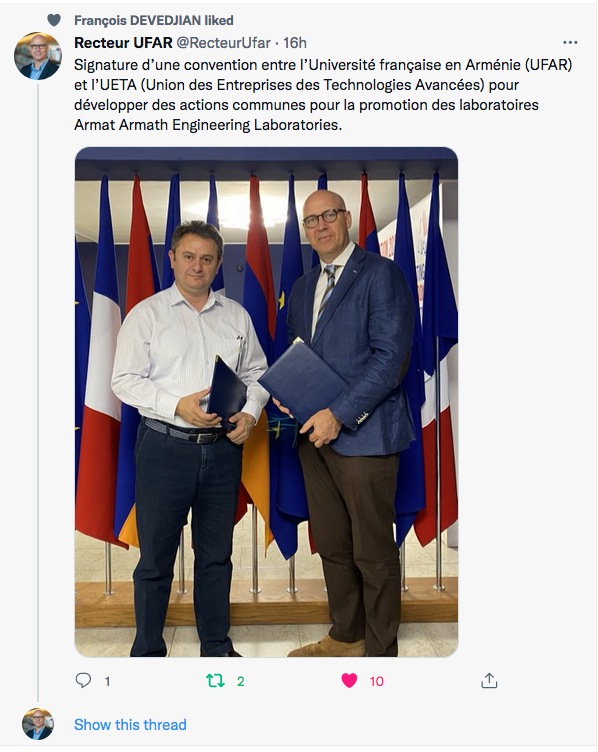 UFAR : convention avec l&rsquo;UETA