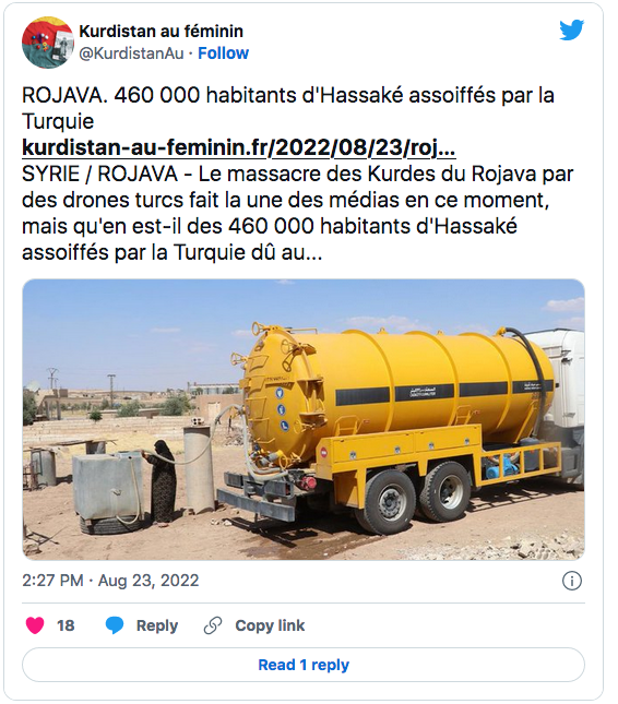 Kurdistan au féminin : les massacre + les populations assoiffées