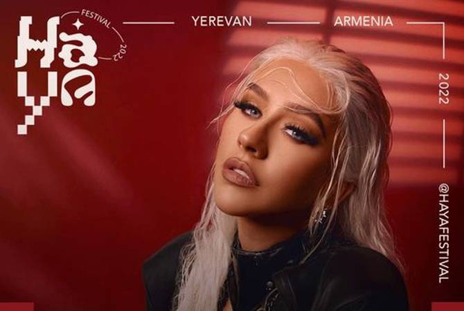 La chanteuse Christina Aguilera donnera un concert à Erevan le 22 octobre au stade Hrazdan