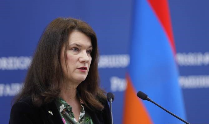 La ministre suédoise des Affaires étrangères se félicite du dernier sommet arméno- azerbaïdjanais organisé par l&rsquo;UE