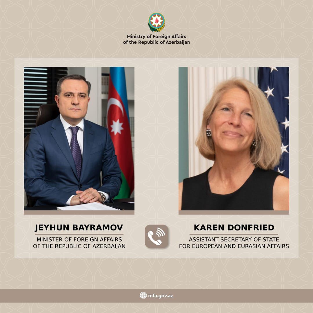 Entretien téléphonique entre Jeyhun Bayramov et Karen Donfried