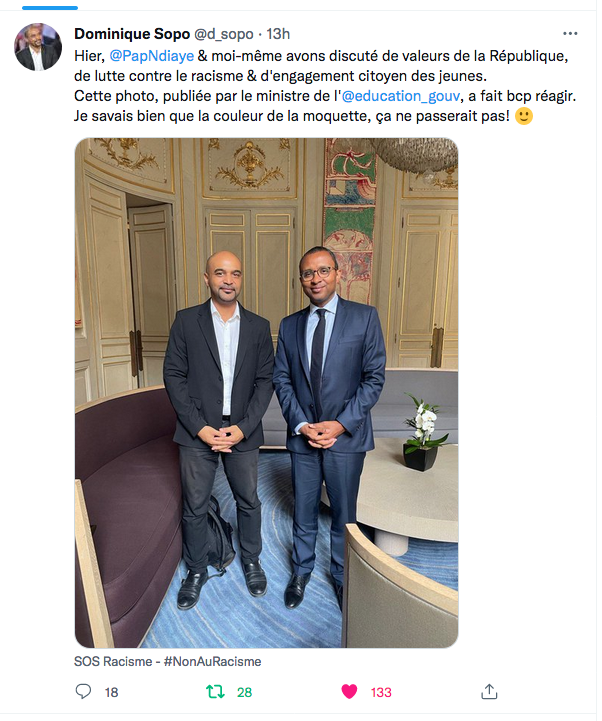 Dominique Sopo : PapNdiaye et la couleur de la moquette