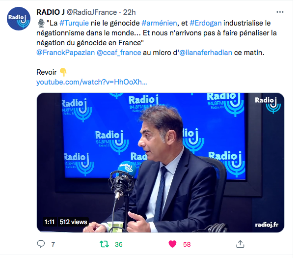 Radio J : Franck Papazian au micro d&rsquo;Ilana Ferhadian
