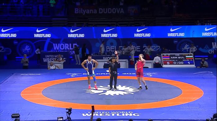 Arthur Aleksanyan (Arménie) quadruple champion du monde de lutte gréco-romaine ce soir à Belgrade