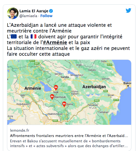 L’Azerbaïdjan a lancé une attaque violente et meurtrière contre l’Arménie
