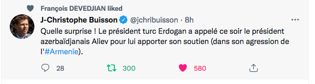 JC Buisson : la surprise Erdogan…