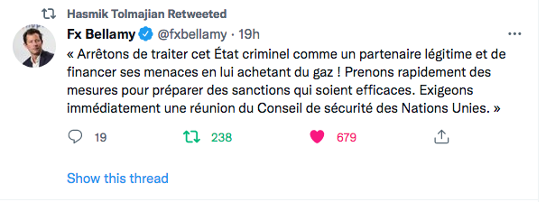 François-Xavier Bellamy : Sanctionner l&rsquo;Azerbaïdjan