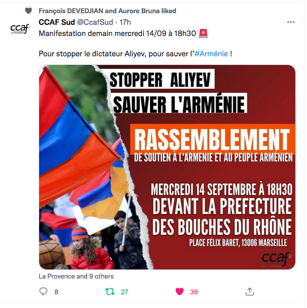CCAF sud : manifestation le 14/9 à Marseille