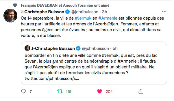 JC Buisson : Jermuk bombardé
