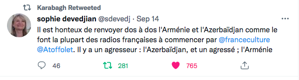 Sophie Devedjian : honteux de renvoyer dos à dos