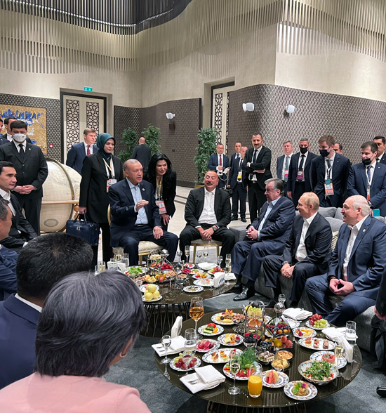 Erdogan comme chez lui au sommet de l’OCS
