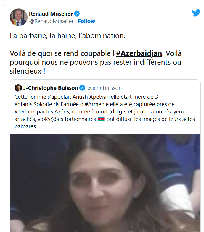 La barbarie, la haine, l’abomination