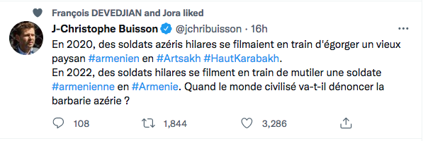 Jean-Christophe Buisson : En 2022, des soldats hilares se filment en train de mutiler une soldate.
