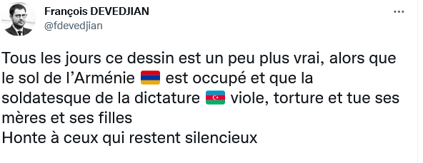 F. Devedjian : honte à ceux qui restent silencieux