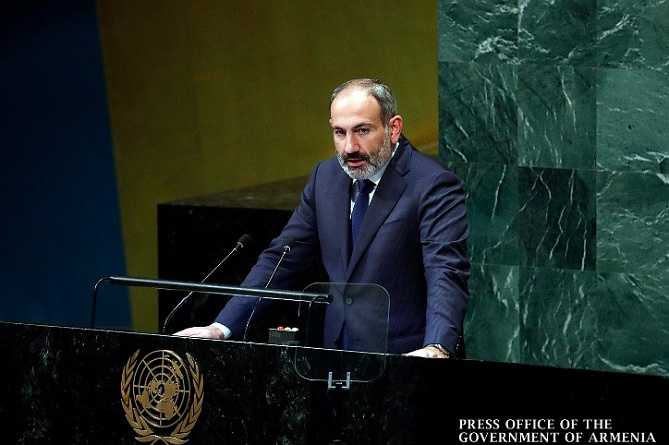 Nikol Pachinian prononcera demain un discours lors de la session plénière de l&rsquo;Assemblée générale des Nations Unies à New York