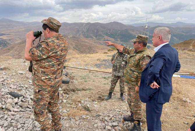 Stanislav Zas, le secrétaire général de l&rsquo;OTSC a visité la région frontalière de Vayots Dzor (Arménie)